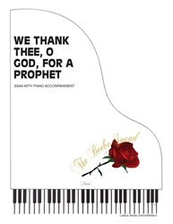 WE THANK THEE O GOD FOR A PROPHET ~ SSAA w/piano acc 